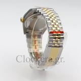 DATE JUST 36MM 2-TONE GOLD JUBILEE BLACK DIAL DIAMONDS MARKERS