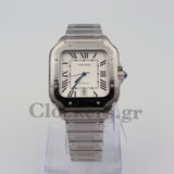 CARTIER  SANTOS DE WATCH MEDIUM MODEL, AUTOMATIC